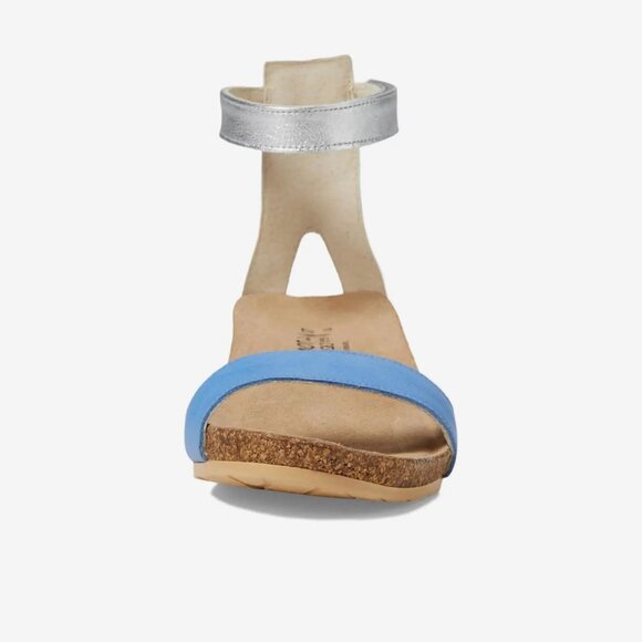 NAOT “Pixie / Mermaid” Wedge Sandal (Blue/Silver/White) – Size 9 - Picture 2 of 7